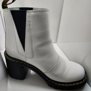 Dr. Martens - Spence Leather Flared Heel Chelsea Boots